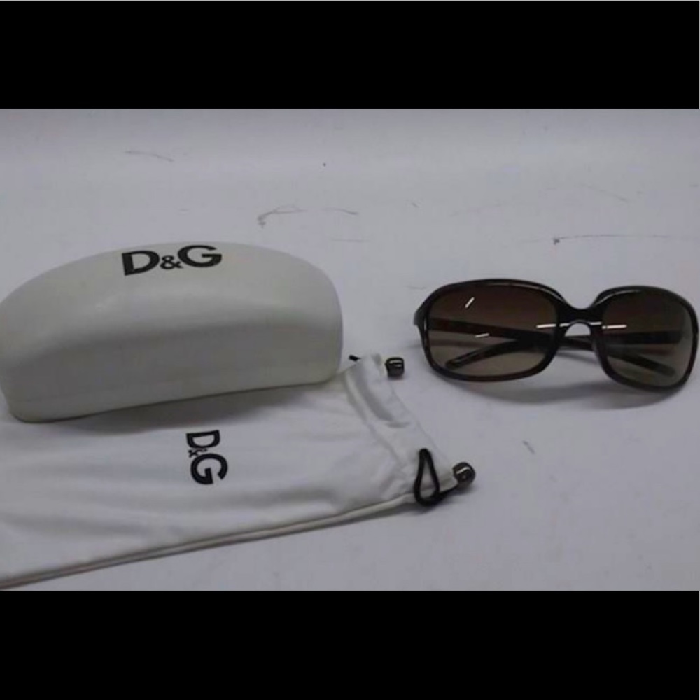 D&G Sunglasses, Case & Cleaning Cloth